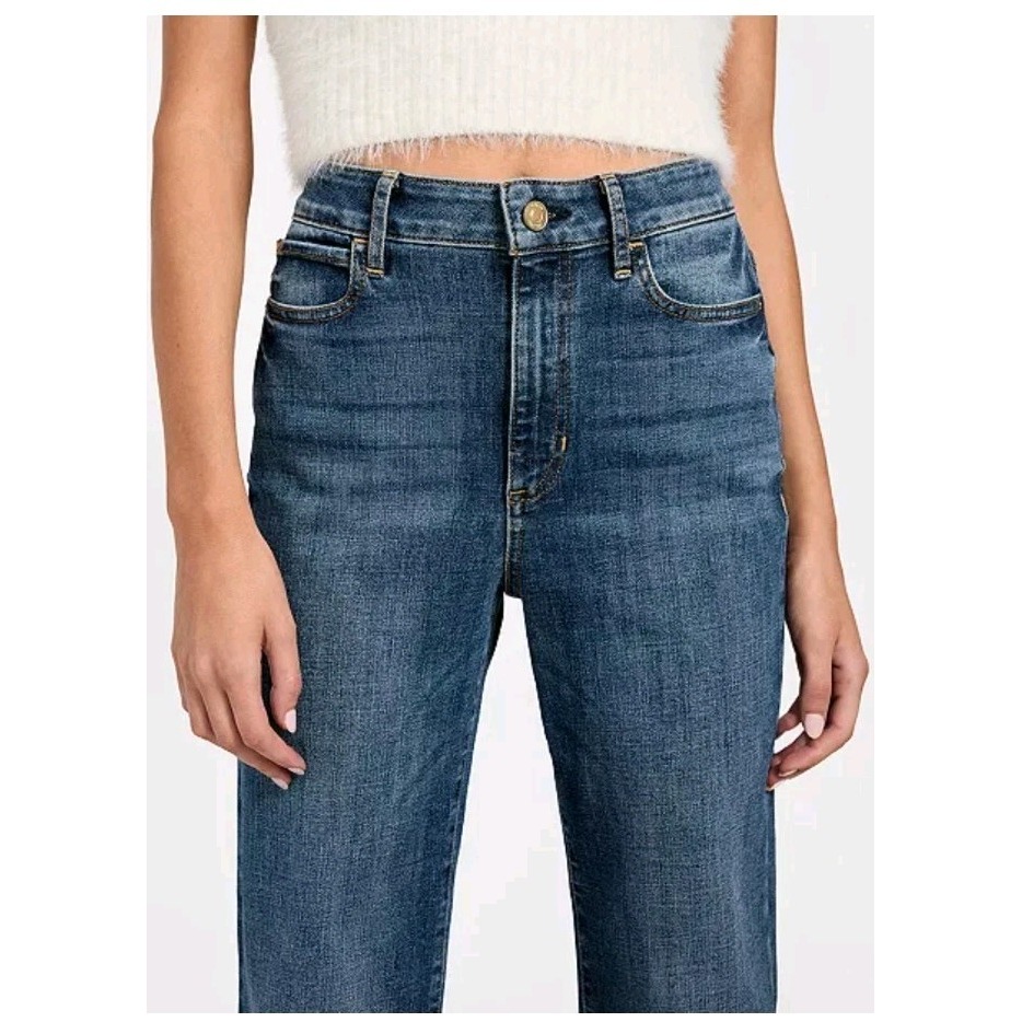 Nwt Guess Women's Classic Faye High Rise Flare Jeans Blue Fog Wash 26x30 — image 8 of 8